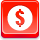 Dollar Coin Icon 40x40 png